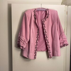 Faux Suede Jacket